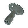 LLAVE PUERTA CONTADOR LUZ TRIANGULAR