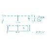 PISCINA STEEL PRO 221X150X43 CM 56401