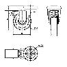 RUEDA GIRATORIA TW0176-50 CON FRENO