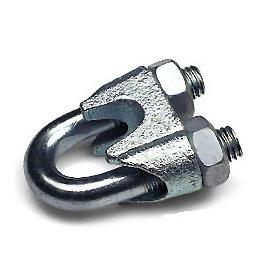 SUJETACABLES GALVANIZADO 5 MM