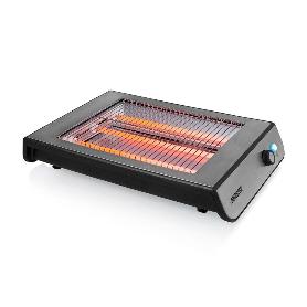 TOSTADOR HORIZONTAL PLANO INOX 900W 23,5X19,5CM