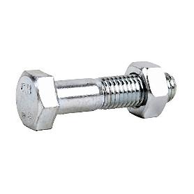 TORNILLO HEXAGONAL 18X90 6.8 DIN.933 CON TUERCA ZINCADO