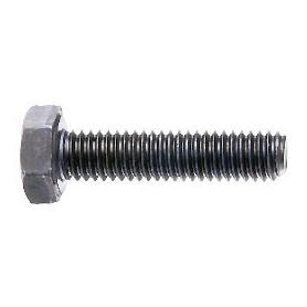 TORNILLO HEXAGONAL 12X25 8.8 DIN.933 PRESION ACERO NEGRO