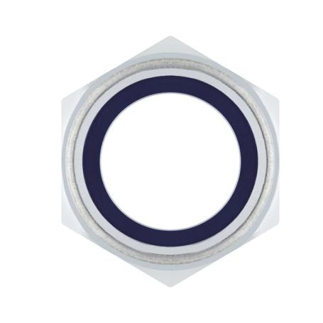TUERCA AUTOBLOQUEO DIN 985.6/8 ZINC. 12 MM