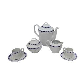 CAFE 27 PIEZAS ALOIA ELEGANCE AZUL