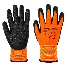 GUANTES NYLON CON PALMA EN FOAM Y PUNTOS NITRILO TOUCH 6 (PAR)