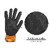 GUANTES NYLON CON PALMA EN FOAM Y PUNTOS NITRILO TOUCH 9 (PAR)