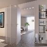 BISAGRA OCULTA KIKER PARA PUERTAS BATIENTES - APERTURA 90° Y DISEÑO INVISIBLE ACABADO BLANCO