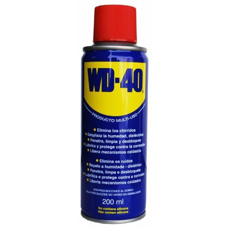 SPRAY ACEITE LUBRICANTE. AEROSOL. SIN SILICONA. CAPACIDAD 200ML. MULTIUSOS - WD-40