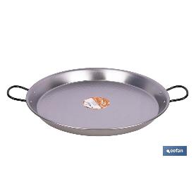 PAELLERA ACERO PULIDA Ø30CM