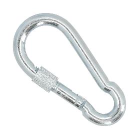 MOSQUETON BOMBERO CON SEGURO 11X120 MM. USO DOMESTICO