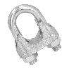 SUJETACABLES GALVANIZADO 10 MM. 3/8 USO DOMESTICO