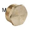 TAPON MACHO 3/8  LATON 361001