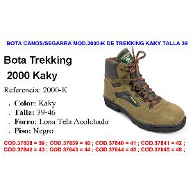 BOTA CAÑOS TREKKING 2000 KAKI N 46 CAÑOS