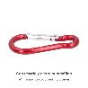 MOSQUETON BOMBERO ALUMINIO COLORES SURTIDOS 60 MM. PARA LLAVES
