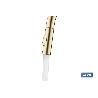 GRIFO DE COCINA CEPILLADO DORADO DE ACERO CON MANGUERA EXTENSIBLE Y 2 FUNCIONES 400 X 220 X 54 MM
