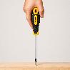 DESTORNILLADOR MANGO BIMATERIAL PHILLIPS Nº 2 / 100 MM. DESTORNILLADOR PLANO, CROMO VANADIO,