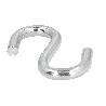 GANCHO S HIERRO ZINCADO  80 MM.   USO DOMÉSTICO