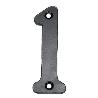 NUMERO 1 HIERRO FORJADO 100MM.