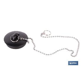 CONJUNTO DE TAPÓN PARA VÁLVULA Y CADENA CON DOS ANILLAS 250 MM