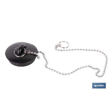 CONJUNTO DE TAPÓN PARA VÁLVULA Y CADENA CON DOS ANILLAS 250 MM