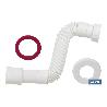 TUBO FLEXIBLE BLANCO 1 1/2 Ø40-50 MM 300-720 MM