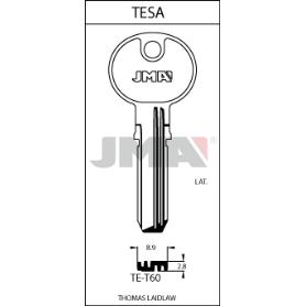 LLAVES JMA SEGURIDAD LATON MOD TE-T60