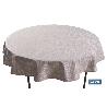MANTEL REDONDO PÉTALOS ANTIMANCHAS RESINADO JACQUARD CONFECCIONADO 50 % ALGODÓN 50 % POLIÉSTER 1,80 M