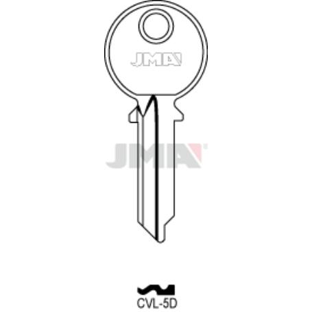 LLAVES JMA PROMO 50 LLAVES+5 GRATIS ACERO TIPO A MOD CVL-5D (CAJA 50 UNIDADES)