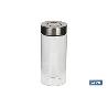 FRASCO BOROSILICATO+ACERO MODELO CICER 1700 ML 29.5 X 10 CM