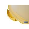 TARTERA REDONDA AMARILLA OPACA PAVLOVA CON ASAS Ø34,5 X 18,5 CM VENTA UNITARIA