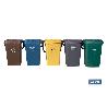 CONTENEDOR AZUL PARA PAPEL-CARTON 25L.