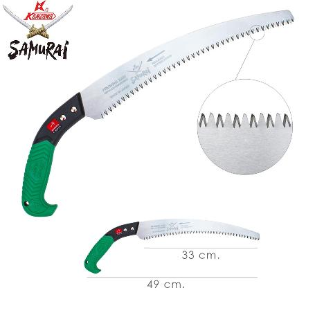 SERRUCHO SAMURAI CURVO MANGO TPR 330 MM.