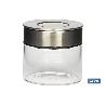 FRASCO BOROSILICATO+ACERO MODELO CICER 400 ML 9.6 X 10 CM