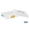 TARTERA RECTANGULAR AZUL OPACA PAVLOVA CON ASAS 38 X 28 X 13 CM VENTA UNITARIA