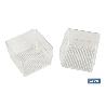 SET ORGANIZADOR COSMETIC 30X23X8CM TRANSPARENTE   CAJA 6 UNID.
