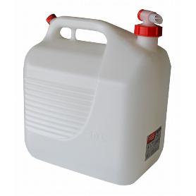 BIDON CON GRIFO PLASTICO ALIMENTARIO 20 LITROS