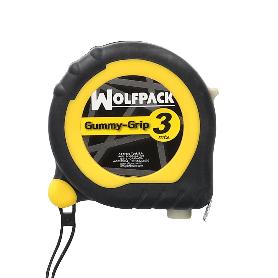 FLEXOMETRO GUMMY GRIP CON DOBLE FRENO LONGITUD 3 METROS ANCHO 16 MM. MAGNETICO.METRO MEDICIÓN, METRO MAGNETICO, HOG