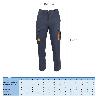 PANTALON TRABAJO TALLA 42 AZUL OSCURO SPANDEX