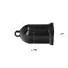 PORTALAMPARAS 4 AMPERIOS ROSCA E-27 OBRA NEGRO.