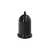 PORTALAMPARAS 4 AMPERIOS ROSCA E-27 OBRA NEGRO.