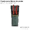 FUNDA TIJERAS PODAR NYLON. FUNDA PROTECTORA. SOPORTE PARA TIJERAS DE PODAR.