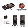 MEDIDOR LASER 10 FUNCIONES 50M FUNCIONA CON 2 PILAS AAA (NO INCLUIDO)