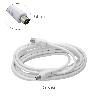 PROLONGACION TV - VIDEO. 5 METROS TOMA 9,5 MM. CON ADAPTADOR MACHO HEMBRA