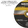 DISCO REPASAR ABRASIVO Ø 115 X Ø 22 MM. ESPESOR 6,4 MM. DISCO RADIAL / AMOLADORA UNIVERSAL COMPATIBLE CON TODAS LAS