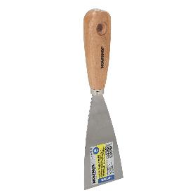ESPATULA MANGO MADERA HOJA ACERO 60 MM. APLICAR YESO, PINTORA, MASILLAS, PLADUR, ETC.