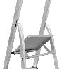 ORYX ESCALERA ALUMINIO 6 PELDAÑOS PLEGABLE, USO DOMÉSTICO, ANTIDESLIZANTE, LIGERA Y RESISTENTE
