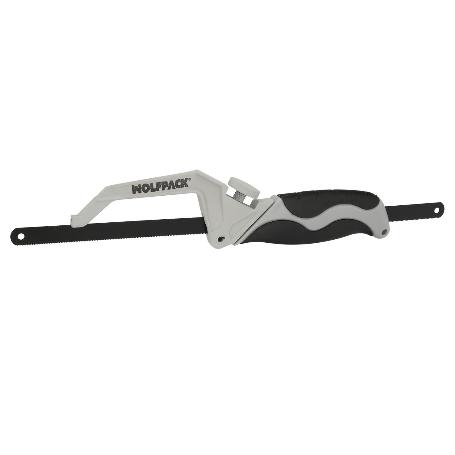 MINI SIERRA EMPUÑADURA ALUMINIO CON HOJA 300 MM. AJUSTABLE, HOJA CORTE HSS, SERRUCHO, SEGUETA, SEGUETA, MINI ARCO S