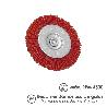 CEPILLO NYLON DISCO Ø 75 MM. 1/4. LIJAR Y PULIR MADERA, METAL, ACERO INOXIDABLE, CEPILLO TALADRO, CEPILLO PULIR, CE
