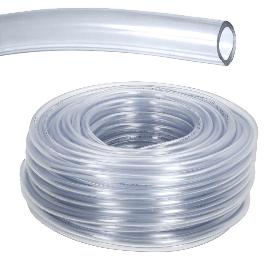 MANGUERA TRANSPARENTE NIVEL 14X18 MM. ROLLO 50 METROS